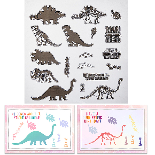 PandaHall Clear Silicone Stamps, for DIY Scrapbooking, Photo Album Decorative, Cards Making, Dinosaur, 150x150x3mm Silicone Dinosaur
PandaHall Clear Silicone Stamps, for DIY Scrapbooking, Photo Album Decorative, Cards Making, Dinosaur, 150x150x3mm Silicone Dinosaur
