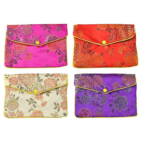 PandaHall Rectangle Floral Embroidery Cloth Zipper Pouches, Jewelry Storage Bags, Mixed Color, 11x16x0.3cm Cloth Rectangle Multicolor
PandaHall Rectangle Floral Embroidery Cloth Zipper Pouches, Jewelry Storage Bags, Mixed Color, 11x16x0.3cm Cloth Rectangle Multicolor
