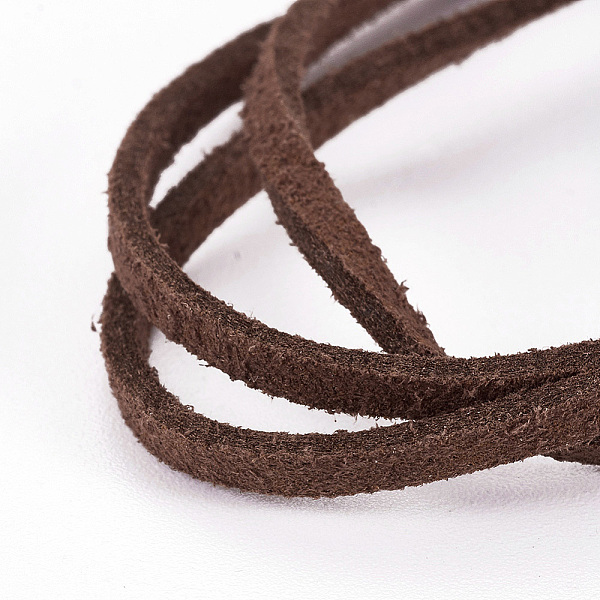 PandaHall Flat Faux Suede Cord, Faux Suede Lace, Saddle Brown, 2.5x1.5mm, about 5.46 yards(5m)/strand Faux Suede Brown
PandaHall Flat Faux Suede Cord, Faux Suede Lace, Saddle Brown, 2.5x1.5mm, about 5.46 yards(5m)/strand Faux Suede Brown