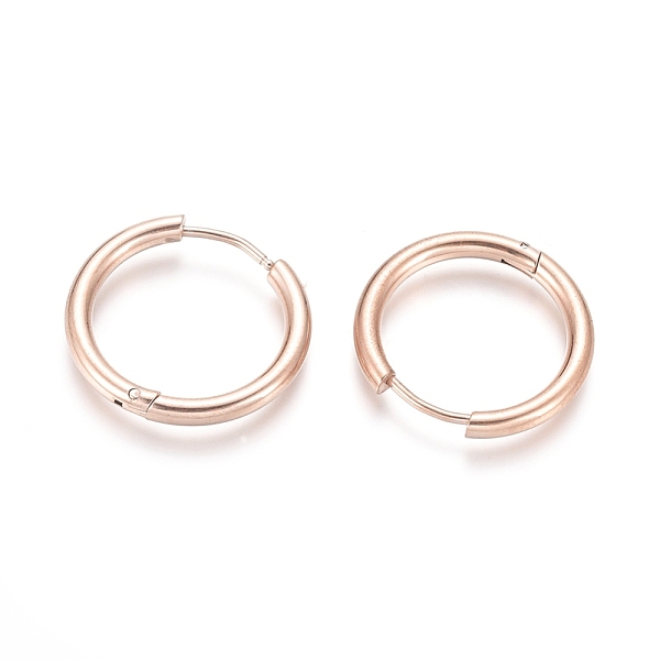 PandaHall Ion Plating(IP) 304 Stainless Steel Huggie Hoop Earrings, Hypoallergenic Earrings, with 316 Surgical Stainless Steel Pin, Rose...
PandaHall Ion Plating(IP) 304 Stainless Steel Huggie Hoop Earrings, Hypoallergenic Earrings, with 316 Surgical Stainless Steel Pin, Rose...