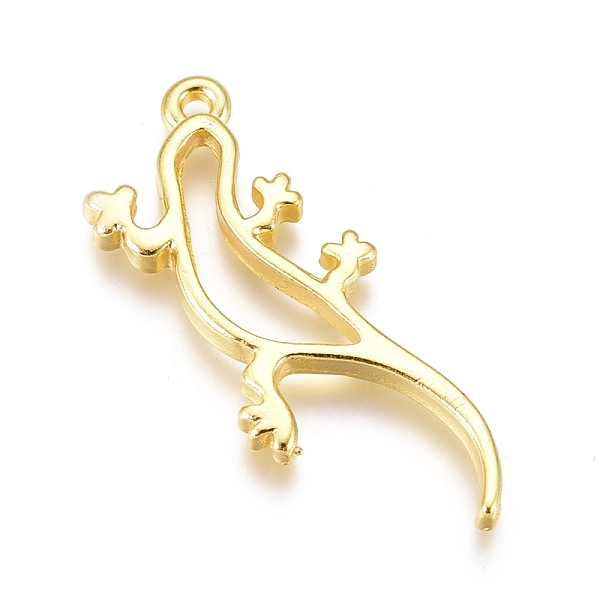 PandaHall Alloy Open Back Bezel Pendants, For DIY UV Resin, Epoxy Resin, Pressed Flower Jewelry, Gecko, Golden, 31.5x12.5x2.5mm, Hole: 1.4mm...
PandaHall Alloy Open Back Bezel Pendants, For DIY UV Resin, Epoxy Resin, Pressed Flower Jewelry, Gecko, Golden, 31.5x12.5x2.5mm, Hole: 1.4mm...