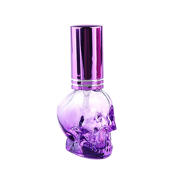 PandaHall Glass Spray Bottles, with Aluminum Lid, Skull, Blue Violet, 3.5x2.7x6.7cm, Capacity: 8ml(0.27fl. oz) Glass Skull
PandaHall Glass Spray Bottles, with Aluminum Lid, Skull, Blue Violet, 3.5x2.7x6.7cm, Capacity: 8ml(0.27fl. oz) Glass Skull