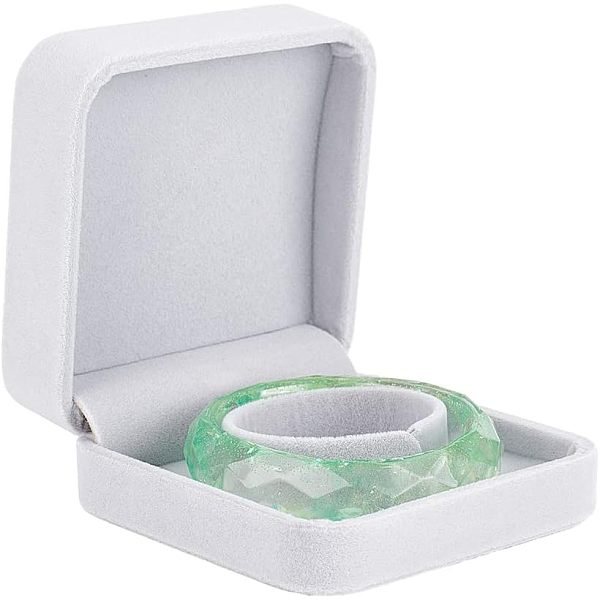 PandaHall Square Velvet Bracelet Box. Bracelet Gift Storage Case, Light Grey, 9x9x3.9cm, Inner Diameter: 5cm Velvet Square
PandaHall Square Velvet Bracelet Box. Bracelet Gift Storage Case, Light Grey, 9x9x3.9cm, Inner Diameter: 5cm Velvet Square