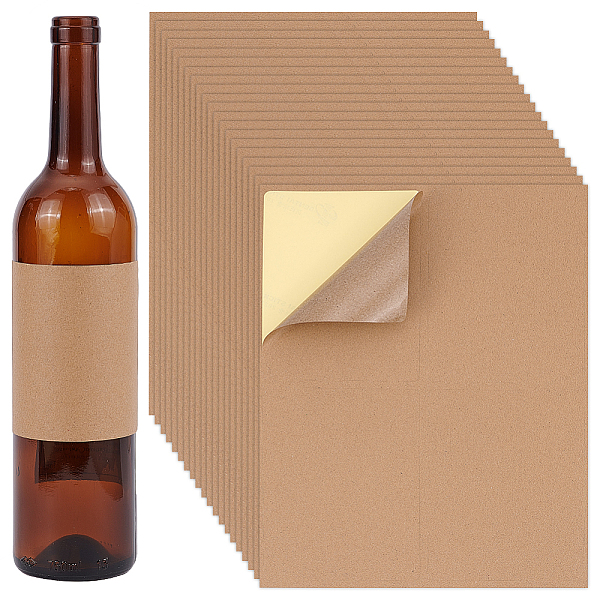 PandaHall Custom kraft paper Adhesive Stickers, for Wine Bottle Lable Decorations, Rectangle, Saddle Brown, 266x211x0.1mm, Sticker: 124x99mm...
PandaHall Custom kraft paper Adhesive Stickers, for Wine Bottle Lable Decorations, Rectangle, Saddle Brown, 266x211x0.1mm, Sticker: 124x99mm...