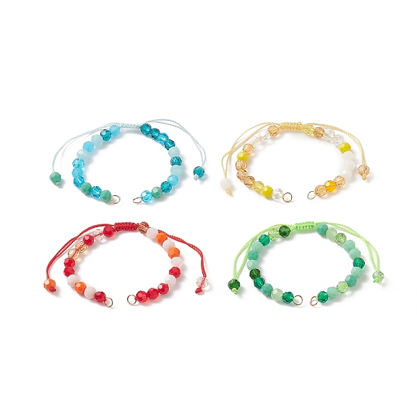 PandaHall Gradient Color Faceted Glass Beaded Braided Bracelets, for Adjustable Link Bracelet Making, Mixed Color, 9-7/8x1/4 inch(25x0.6cm)..., Multicolor
PandaHall Gradient Color Faceted Glass Beaded Braided Bracelets, for Adjustable Link Bracelet Making, Mixed Color, 9-7/8x1/4 inch(25x0.6cm)..., Multicolor