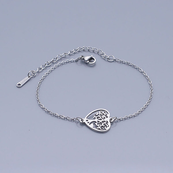 PandaHall 201 Stainless Steel Link Bracelets, with Lobster Claw Clasps, Tree of Life with Heart, Stainless Steel Color, 6-5/8 inch~6-3/4...
PandaHall 201 Stainless Steel Link Bracelets, with Lobster Claw Clasps, Tree of Life with Heart, Stainless Steel Color, 6-5/8 inch~6-3/4...