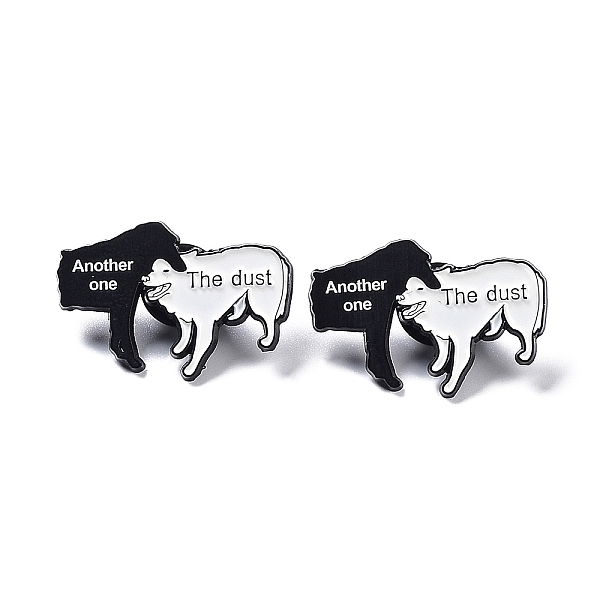 PandaHall Dog with Word Another One The Dust Enamel Pin, Electrophoresis Black Zinc Alloy Brooch for Backpack Clothes, White, 30.5x21x10mm...
PandaHall Dog with Word Another One The Dust Enamel Pin, Electrophoresis Black Zinc Alloy Brooch for Backpack Clothes, White, 30.5x21x10mm...