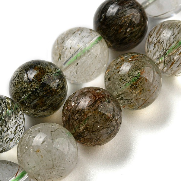 PandaHall Natural Green Rutilated Quartz Beads Strands, Round, 12mm, Hole: 1mm, about 32pcs/strand, 15.20''(38.6cm) Rutilated Quartz Round
PandaHall Natural Green Rutilated Quartz Beads Strands, Round, 12mm, Hole: 1mm, about 32pcs/strand, 15.20''(38.6cm) Rutilated Quartz Round