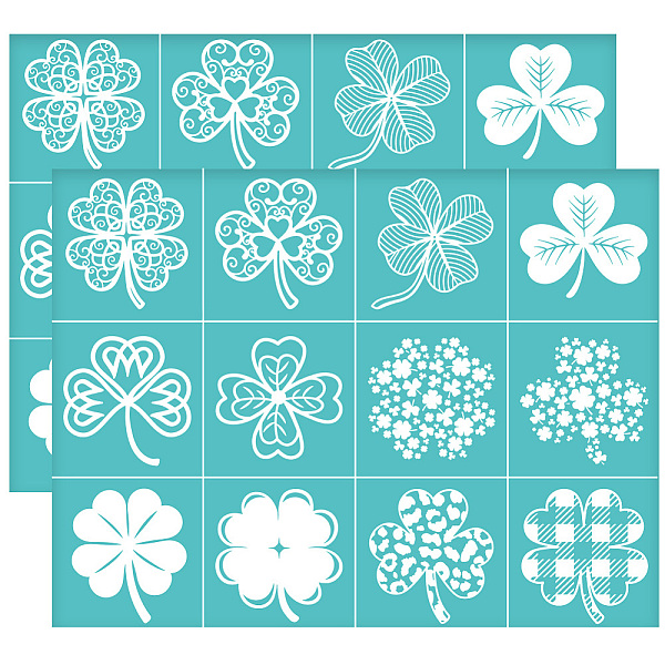 PandaHall Self-Adhesive Silk Screen Printing Stencil, for Painting on Wood, DIY Decoration T-Shirt Fabric, Turquoise, Clover, 280x220mm...
PandaHall Self-Adhesive Silk Screen Printing Stencil, for Painting on Wood, DIY Decoration T-Shirt Fabric, Turquoise, Clover, 280x220mm...