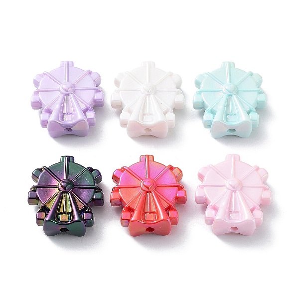 PandaHall UV Plating Rainbow Iridescent Acrylic Beads, Ferris Wheel, Mixed Color, 28.5x26.5x11.5mm, Hole: 2.9mm Acrylic Ferris Wheel..., Multicolor
PandaHall UV Plating Rainbow Iridescent Acrylic Beads, Ferris Wheel, Mixed Color, 28.5x26.5x11.5mm, Hole: 2.9mm Acrylic Ferris Wheel..., Multicolor