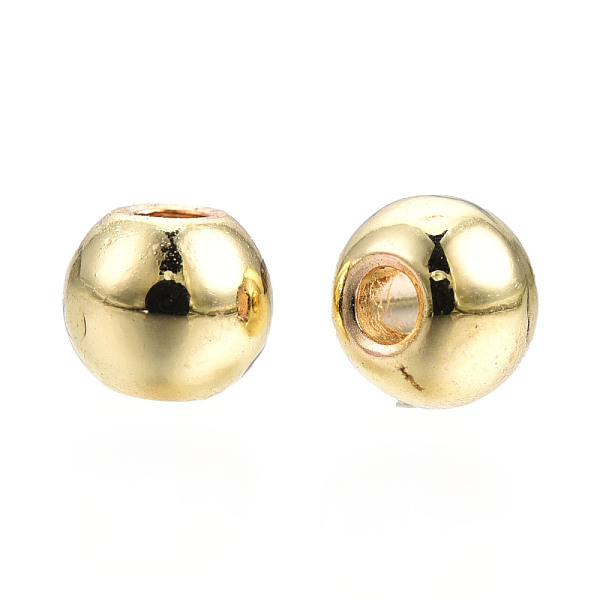 PandaHall Alloy Beads, Cadmium Free & Nickel Free & Lead Free, Round, Light Gold, 5x4mm, Hole: 1.6mm Alloy Round
PandaHall Alloy Beads, Cadmium Free & Nickel Free & Lead Free, Round, Light Gold, 5x4mm, Hole: 1.6mm Alloy Round