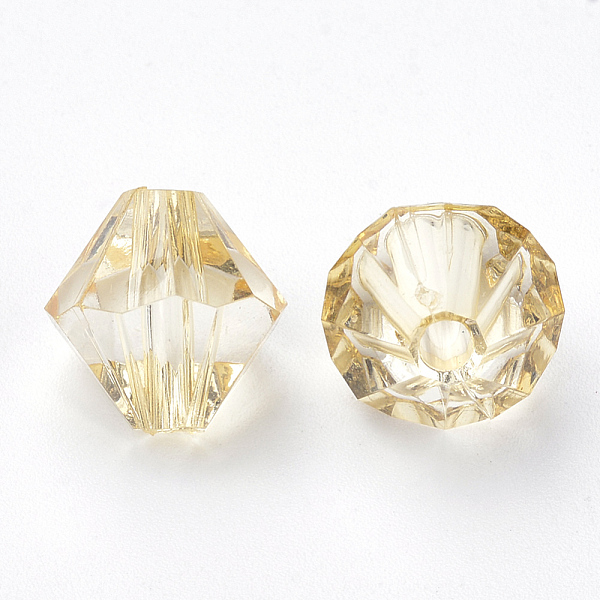 PandaHall Transparent Acrylic Beads, Bicone, Light Khaki, 6x5.5mm, Hole: 1.5mm, about 6120pcs/500g Acrylic Bicone
PandaHall Transparent Acrylic Beads, Bicone, Light Khaki, 6x5.5mm, Hole: 1.5mm, about 6120pcs/500g Acrylic Bicone