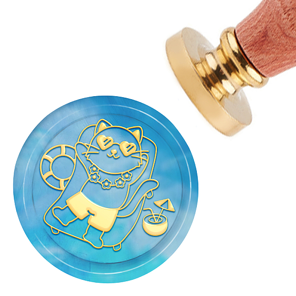 PandaHall CRASPIRE Wax Seal Stamp Cat Sunbathing Sealing Wax Stamps Summer 30mm Removable Brass Head Sealing Stamp with Wooden Handle for...
PandaHall CRASPIRE Wax Seal Stamp Cat Sunbathing Sealing Wax Stamps Summer 30mm Removable Brass Head Sealing Stamp with Wooden Handle for...