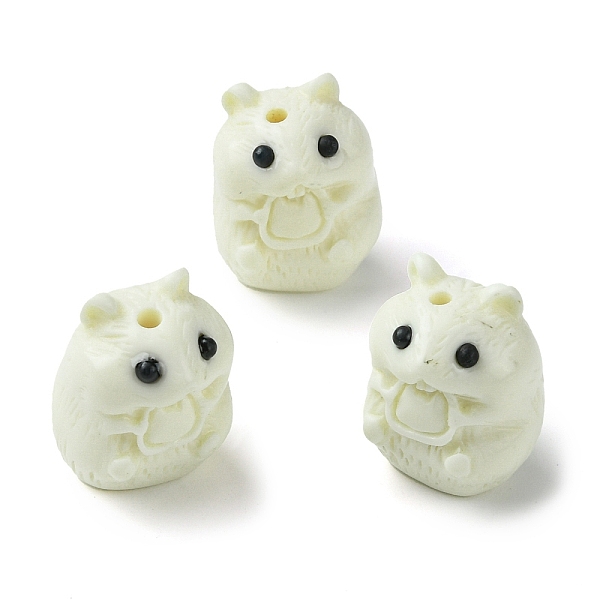 PandaHall Opaque Resin Beads, Hamster, Snow, 21x16x15mm, Hole: 2mm Resin Other Animal White
PandaHall Opaque Resin Beads, Hamster, Snow, 21x16x15mm, Hole: 2mm Resin Other Animal White