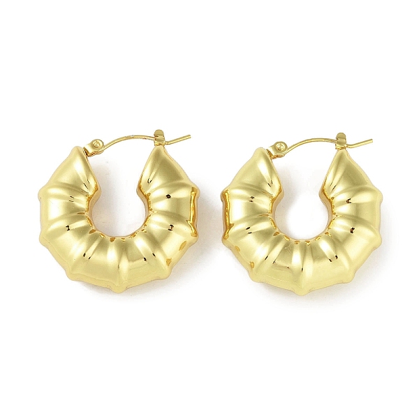 PandaHall Ion Plating(IP) 304 Stainless Steel Hoop Earrings for Women, Toroidal, Real 18K Gold Plated, 29x9mm 304 Stainless Steel Others
PandaHall Ion Plating(IP) 304 Stainless Steel Hoop Earrings for Women, Toroidal, Real 18K Gold Plated, 29x9mm 304 Stainless Steel Others