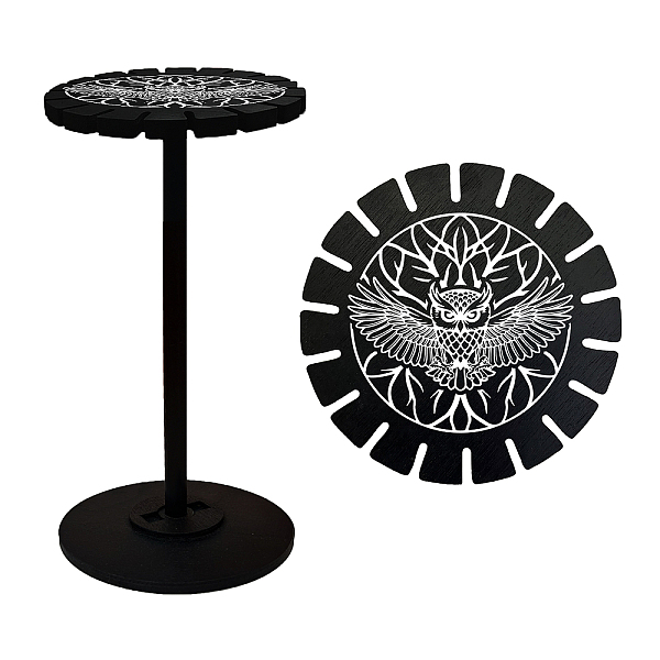 PandaHall AHANDMAKER Pendulum Holder Wooden Pendulum Display Stand Stones Rocks Crystal Pendulum Holder with 18 Slots for Crystals Necklaces..., Black
PandaHall AHANDMAKER Pendulum Holder Wooden Pendulum Display Stand Stones Rocks Crystal Pendulum Holder with 18 Slots for Crystals Necklaces..., Black