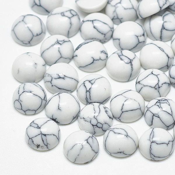 PandaHall Synthetic Turquoise Cabochons, Half Round/Dome, White, 10x4mm Synthetic Turquoise Half Round White
PandaHall Synthetic Turquoise Cabochons, Half Round/Dome, White, 10x4mm Synthetic Turquoise Half Round White
