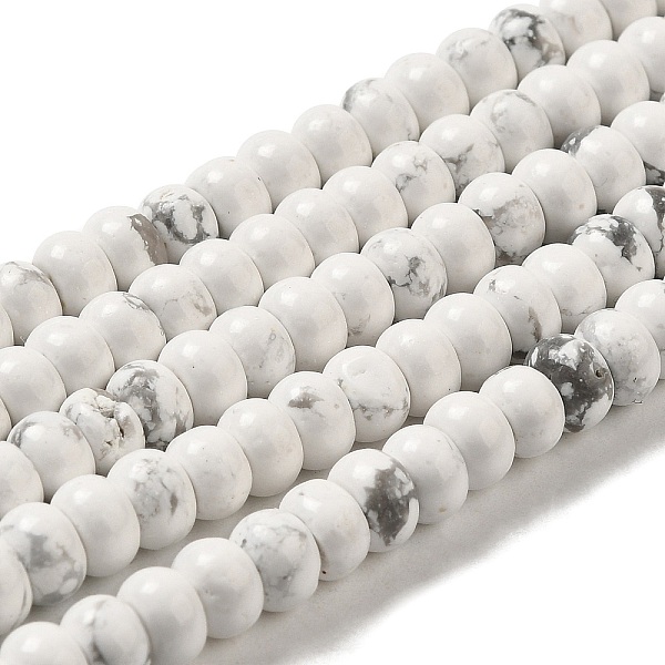 PandaHall Synthetic Howlite Beads Strands, Rondelle, 8x5mm, Hole: 1~1.2mm, about 71~75pcs/strand, 14.96''~15.35''(38~39cm) Howlite Rondelle
PandaHall Synthetic Howlite Beads Strands, Rondelle, 8x5mm, Hole: 1~1.2mm, about 71~75pcs/strand, 14.96''~15.35''(38~39cm) Howlite Rondelle