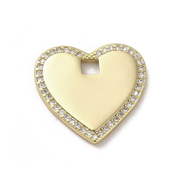PandaHall Brass Micro Pave Cubic Zirconia Pendants, Real 18K Gold Plated, Heart, 17x18x1.7mm, Hole: 2.5x2.4mm Brass+Cubic Zirconia Heart..., Clear
PandaHall Brass Micro Pave Cubic Zirconia Pendants, Real 18K Gold Plated, Heart, 17x18x1.7mm, Hole: 2.5x2.4mm Brass+Cubic Zirconia Heart..., Clear