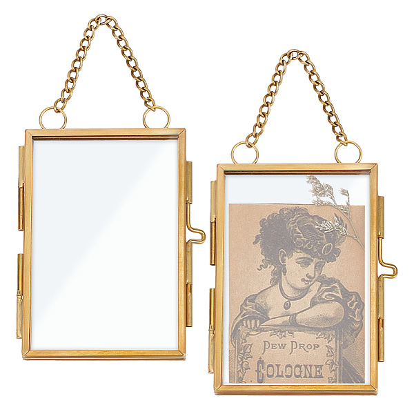 PandaHall Rectangle Mini Brass Wall Hanging Photo Frame for Pressed Flower with Chain, Double Glass Metal Picture Artwork Display Frame..., Clear
PandaHall Rectangle Mini Brass Wall Hanging Photo Frame for Pressed Flower with Chain, Double Glass Metal Picture Artwork Display Frame..., Clear