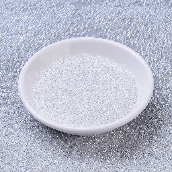 PandaHall MIYUKI Round Rocailles Beads, Japanese Seed Beads, 11/0, (RR160) Crystal Luster, 2x1.3mm, Hole: 0.8mm, about 1111pcs/10g Glass..., Clear
PandaHall MIYUKI Round Rocailles Beads, Japanese Seed Beads, 11/0, (RR160) Crystal Luster, 2x1.3mm, Hole: 0.8mm, about 1111pcs/10g Glass..., Clear