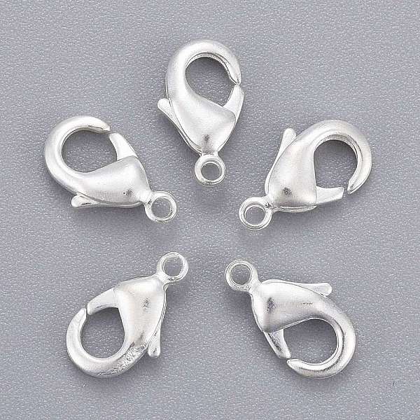 PandaHall Silver Color Plated Brass Lobster Claw Clasps, Parrot Trigger Clasps, 10x5x3mm, Hole: 1mm Brass Others
PandaHall Silver Color Plated Brass Lobster Claw Clasps, Parrot Trigger Clasps, 10x5x3mm, Hole: 1mm Brass Others