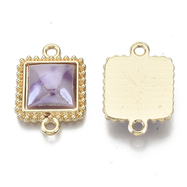 PandaHall Porcelain Links Connectors, with Light Gold Plated Brass Setting, Square, Medium Purple, 21x15x5mm, Hole: 1.8mm Porcelain Square...
PandaHall Porcelain Links Connectors, with Light Gold Plated Brass Setting, Square, Medium Purple, 21x15x5mm, Hole: 1.8mm Porcelain Square...