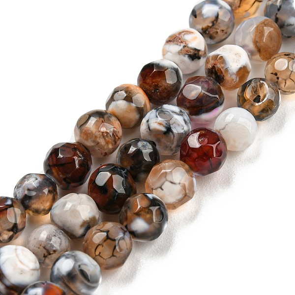 PandaHall Dyed Natural Fire Crackle Agate Beads Strands, Faceted Round, Sandy Brown, 4mm, Hole: 0.8mm, about 94~95pcs/strand, 14.37~14.57...
PandaHall Dyed Natural Fire Crackle Agate Beads Strands, Faceted Round, Sandy Brown, 4mm, Hole: 0.8mm, about 94~95pcs/strand, 14.37~14.57...
