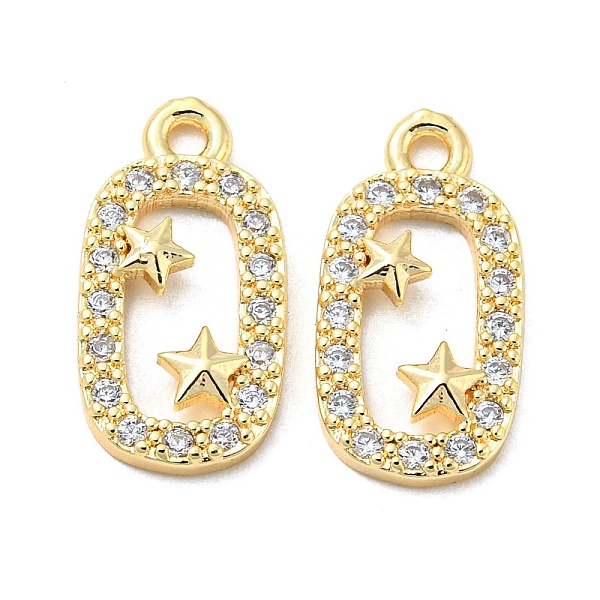 PandaHall Brass Micro Pave Cubic Zirconia Pendant, Oval with Star, Real 18K Gold Plated, 15x7.5x2mm, Hole: 1.4mm Brass+Cubic Zirconia Oval..., Clear
PandaHall Brass Micro Pave Cubic Zirconia Pendant, Oval with Star, Real 18K Gold Plated, 15x7.5x2mm, Hole: 1.4mm Brass+Cubic Zirconia Oval..., Clear
