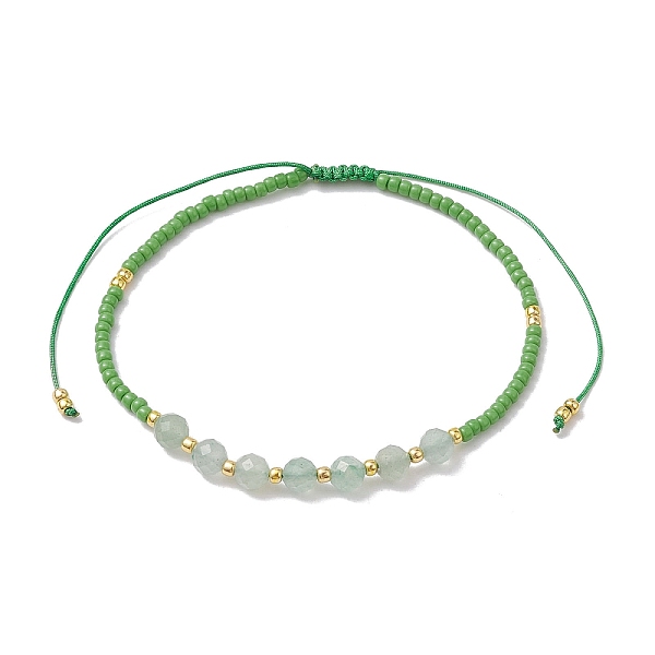PandaHall Adjustable Natural Green Aventurine & Seed Braided Bead Bracelets, Inner Diameter: 1-3/4~3-3/8 inch(4.6~8.7cm) Green Aventurine...
PandaHall Adjustable Natural Green Aventurine & Seed Braided Bead Bracelets, Inner Diameter: 1-3/4~3-3/8 inch(4.6~8.7cm) Green Aventurine...