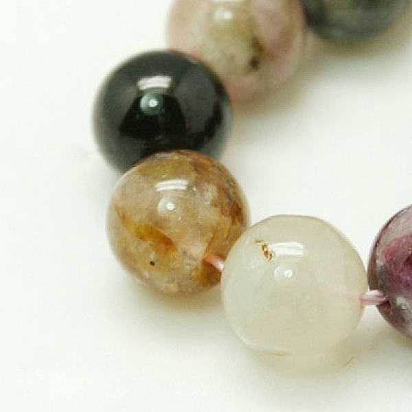 PandaHall Natural Tourmaline Beads strands, Round, 10mm, Hole: 1mm, 19pcs/strand, 7.5 inch Tourmaline Round
PandaHall Natural Tourmaline Beads strands, Round, 10mm, Hole: 1mm, 19pcs/strand, 7.5 inch Tourmaline Round