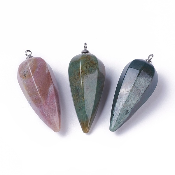 PandaHall Natural Indian Agate Pointed Pendants, with Stainless Steel Findings, Cone, Stainless Steel Color, 50~53x19~21mm, Hole: 2mm Indian...
PandaHall Natural Indian Agate Pointed Pendants, with Stainless Steel Findings, Cone, Stainless Steel Color, 50~53x19~21mm, Hole: 2mm Indian...