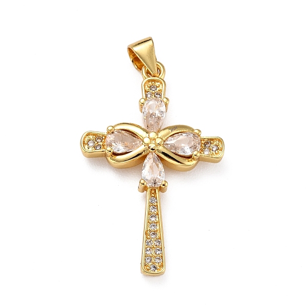 PandaHall 5Pcs Brass Micro Pave Clear Cubic Zirconia Pendants, Cross, Real 18K Gold Plated, 30x19x4mm, Hole: 4x3mm Brass+Cubic Zirconia...
PandaHall 5Pcs Brass Micro Pave Clear Cubic Zirconia Pendants, Cross, Real 18K Gold Plated, 30x19x4mm, Hole: 4x3mm Brass+Cubic Zirconia...