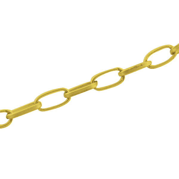 PandaHall Iron Paperclip Chains, Flat Oval, Drawn Elongated Cable Chains, Unwelded, with Spool, Golden, 10x5x1.5mm, about 164.04 Feet...
PandaHall Iron Paperclip Chains, Flat Oval, Drawn Elongated Cable Chains, Unwelded, with Spool, Golden, 10x5x1.5mm, about 164.04 Feet...