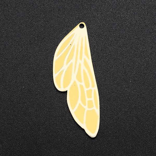 PandaHall 201 Stainless Steel Pendants, Laser Cut, Wing, Golden, 34.5x12x1mm, Hole: 1.4mm 201 Stainless Steel Wing
PandaHall 201 Stainless Steel Pendants, Laser Cut, Wing, Golden, 34.5x12x1mm, Hole: 1.4mm 201 Stainless Steel Wing