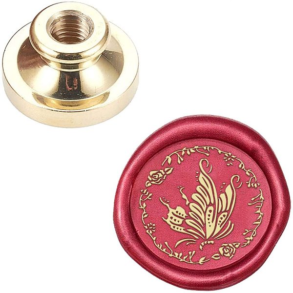 PandaHall DIY Scrapbook, Brass Wax Seal Stamp, Butterfly Pattern, 25mm Brass Butterfly
PandaHall DIY Scrapbook, Brass Wax Seal Stamp, Butterfly Pattern, 25mm Brass Butterfly