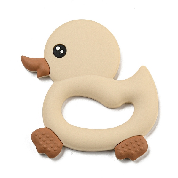 PandaHall Silicone Focal Beads, Silicone Teething Beads, Baby Toy, Duck, Tan, 93x83x9mm Silicone Duck Orange
PandaHall Silicone Focal Beads, Silicone Teething Beads, Baby Toy, Duck, Tan, 93x83x9mm Silicone Duck Orange