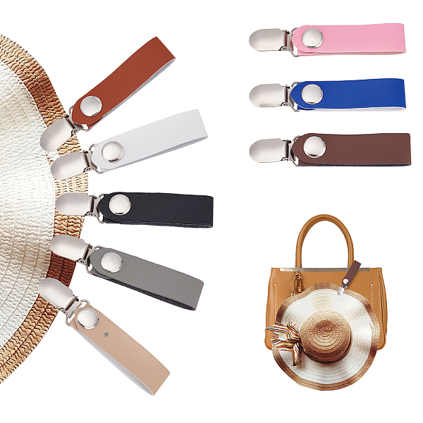 PandaHall 8pcs Hat Clips for Travel, 8 Colors PU Leather Hat Clip Handbag Backpack Hat Holder Clip Duckbill Hat Clip Hat Companion for..., Multicolor
PandaHall 8pcs Hat Clips for Travel, 8 Colors PU Leather Hat Clip Handbag Backpack Hat Holder Clip Duckbill Hat Clip Hat Companion for..., Multicolor