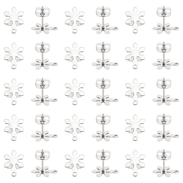 PandaHall Unicraftale 201 Stainless Steel Stud Earring Findings with Hole, 304 Stainless Steel Pins and Ear Nuts, Snowflake, 12x9mm, Hole...
PandaHall Unicraftale 201 Stainless Steel Stud Earring Findings with Hole, 304 Stainless Steel Pins and Ear Nuts, Snowflake, 12x9mm, Hole...