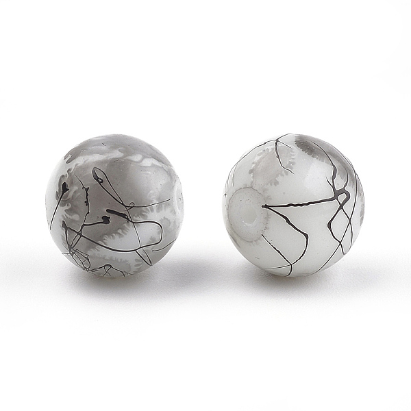 PandaHall Drawbench & Baking Painted Glass Beads Strands, Round, Light Grey, 10mm, Hole: 1mm, about 80pcs/strand, 31.4 inch Glass Round Gray
PandaHall Drawbench & Baking Painted Glass Beads Strands, Round, Light Grey, 10mm, Hole: 1mm, about 80pcs/strand, 31.4 inch Glass Round Gray