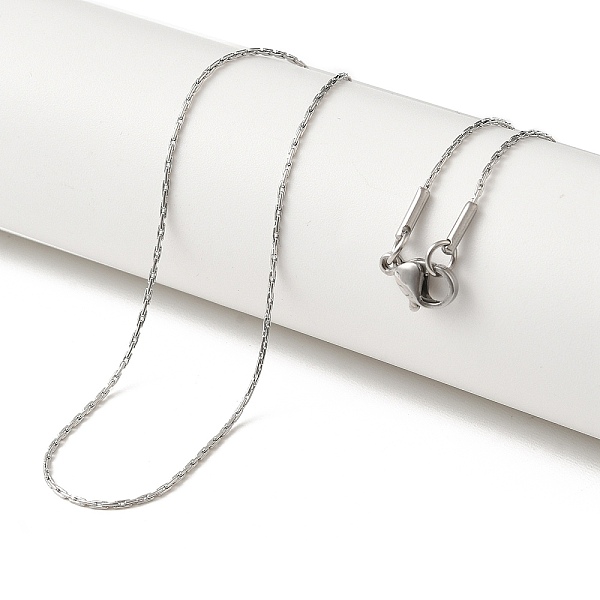 PandaHall Trendy Unisex 304 Stainless Steel Coreana Chain Necklaces, with Lobster Claw Clasps, Stainless Steel Color, 19.7 inch(50cm) 304...
PandaHall Trendy Unisex 304 Stainless Steel Coreana Chain Necklaces, with Lobster Claw Clasps, Stainless Steel Color, 19.7 inch(50cm) 304...