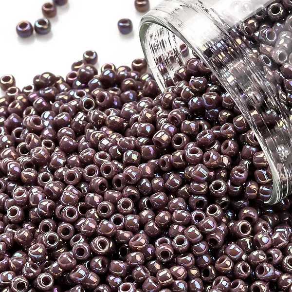 PandaHall TOHO Round Seed Beads, Japanese Seed Beads, (412) Opaque AB Lavender, 11/0, 2.2mm, Hole: 0.8mm, about 1103pcs/10g Glass Purple
PandaHall TOHO Round Seed Beads, Japanese Seed Beads, (412) Opaque AB Lavender, 11/0, 2.2mm, Hole: 0.8mm, about 1103pcs/10g Glass Purple