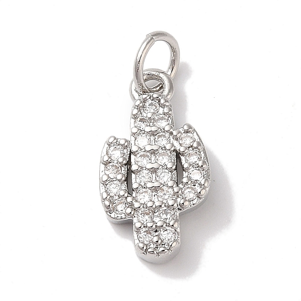 PandaHall Rack Plating Brass & Cubic Zirconia Pendants, Cadmium Free & Lead Free, Long-Lasting Plated, Cactus, with Jump Ring, Platinum..., Clear
PandaHall Rack Plating Brass & Cubic Zirconia Pendants, Cadmium Free & Lead Free, Long-Lasting Plated, Cactus, with Jump Ring, Platinum..., Clear