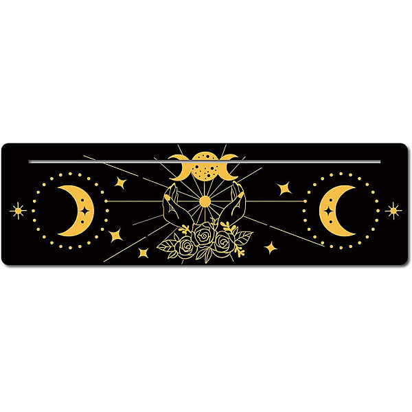PandaHall Wooden Tarot Card Stand Holder, Witchcraft Supplies, Rectangle, Flower, 76.2x254mm Wood Flower Black
PandaHall Wooden Tarot Card Stand Holder, Witchcraft Supplies, Rectangle, Flower, 76.2x254mm Wood Flower Black