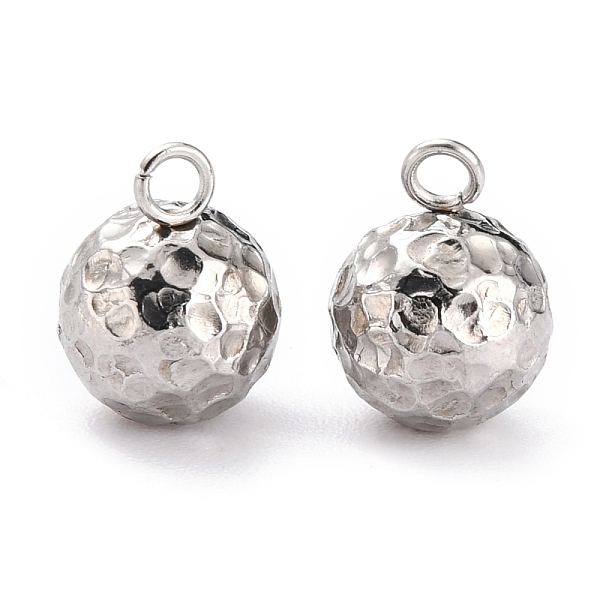 PandaHall 304 Stainless Steel Charms, Round, Textured, Stainless Steel Color, 10.8x8mm, Hole: 1.8mm 304 Stainless Steel Round
PandaHall 304 Stainless Steel Charms, Round, Textured, Stainless Steel Color, 10.8x8mm, Hole: 1.8mm 304 Stainless Steel Round