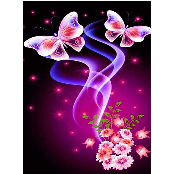 PandaHall DIY Butterfly Theme Diamond Painting Kits, Including Canvas, Resin Rhinestones, Diamond Sticky Pen, Tray Plate and Glue Clay...
PandaHall DIY Butterfly Theme Diamond Painting Kits, Including Canvas, Resin Rhinestones, Diamond Sticky Pen, Tray Plate and Glue Clay...