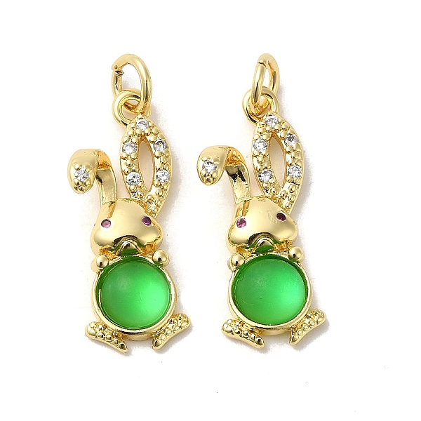 PandaHall Rack Plating Brass Micro Pave Cubic Zirconia Jade Pendants, with Jump Ring, Long-Lasting Plated, Lead Free & Cadmium Free, Real...
PandaHall Rack Plating Brass Micro Pave Cubic Zirconia Jade Pendants, with Jump Ring, Long-Lasting Plated, Lead Free & Cadmium Free, Real...