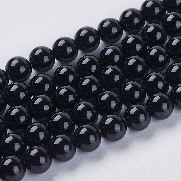 PandaHall Natural Black Onyx Beads Strands, Dyed, Round, 6mm, Hole: 1mm, about 64pcs/strand, 15 inch Black Onyx Round Black
PandaHall Natural Black Onyx Beads Strands, Dyed, Round, 6mm, Hole: 1mm, about 64pcs/strand, 15 inch Black Onyx Round Black