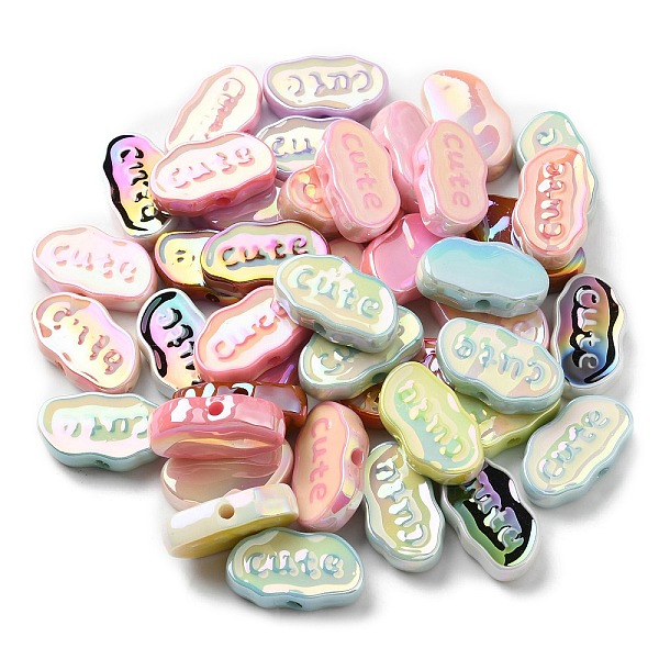 PandaHall UV Plating Acrylic Beads, Iridescent, Cloud, Mixed Color, 15x26x8mm, Hole: 2.6mm Acrylic Cloud Multicolor
PandaHall UV Plating Acrylic Beads, Iridescent, Cloud, Mixed Color, 15x26x8mm, Hole: 2.6mm Acrylic Cloud Multicolor