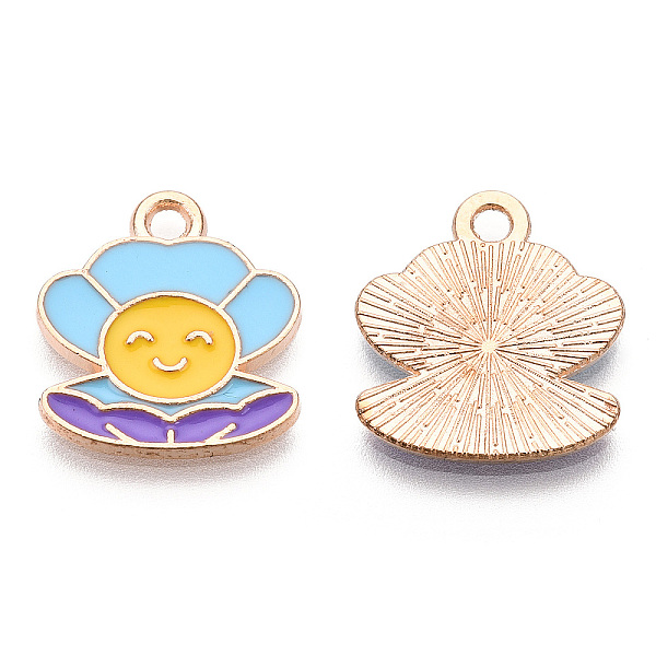 PandaHall Alloy Enamel Pendants, Light Gold, Flower with Smile Face Charm, Lead Free & Cadmium Free, Deep Sky Blue, 17x15.5x1.5mm, Hole...
PandaHall Alloy Enamel Pendants, Light Gold, Flower with Smile Face Charm, Lead Free & Cadmium Free, Deep Sky Blue, 17x15.5x1.5mm, Hole...